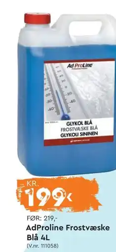 Mekk AdProline Frostvæske Blå (V.nr. 111058) tilbud