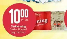 CC Mat Turklenning Sukker & kanel , Berthas tilbud