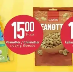 CC Mat Peanøtter/Chilinøtter , Eldorado tilbud