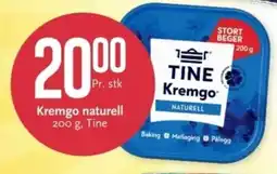 CC Mat Kremgo naturell , Tine tilbud