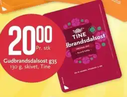 CC Mat Gudbrandsdalsost g35 , skivet, Tine tilbud