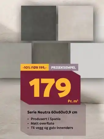Megaflis Serie Neutra tilbud