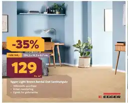 Megaflis Egger Light Brown Berdal Oak laminatgulv tilbud