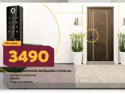 Megaflis Heimgard elektronisk dørlåspakke m/hub pro tilbud