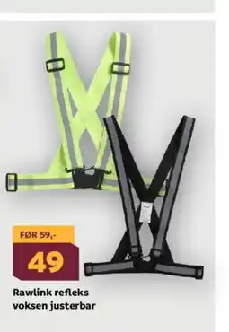 Megaflis Rawlink refleks voksen justerbar tilbud