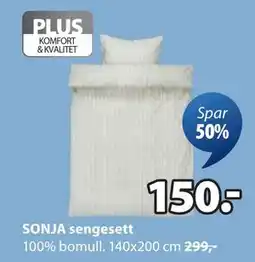 JYSK SONJA sengesett tilbud