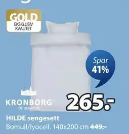 JYSK HILDE sengesett tilbud