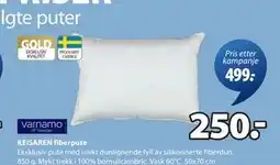 JYSK KEISAREN fiberpute tilbud