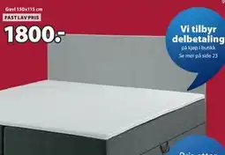 JYSK Gavl 150x115 cm tilbud