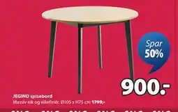 JYSK JEGIND spisebord tilbud