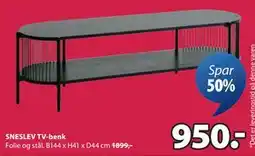 JYSK SNESLEV TV-benk tilbud