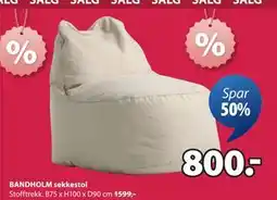 JYSK BANDHOLM sekkestol tilbud