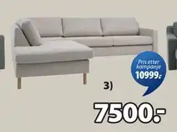 JYSK 4-seters hjørnesofa tilbud