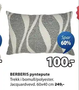 JYSK BERBERIS pyntepute tilbud