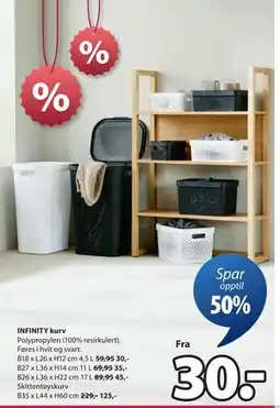 JYSK INFINITY kurv tilbud
