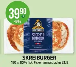 Kiwi SKREIBURGER tilbud