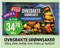 Kiwi OVNSBAKTE GRØNNSAKER tilbud