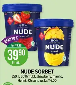 Kiwi NUDE SORBET tilbud