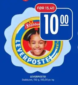 Rema 1000 LEVERPOSTEI tilbud