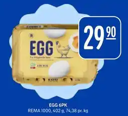 Rema 1000 EGG 6PK tilbud