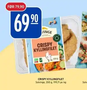 Rema 1000 CRISPY KYLLINGFILET tilbud