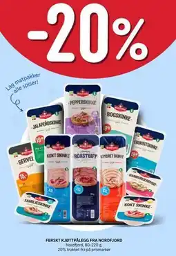 Rema 1000 FERSKT KJØTTPÅLEGG FRA NORDFJORD tilbud