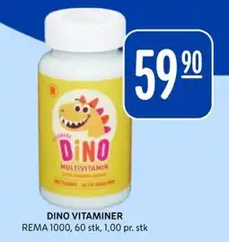 Rema 1000 DINO VITAMINER tilbud