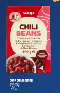 Coop Obs COOP CHILIBØNNER tilbud