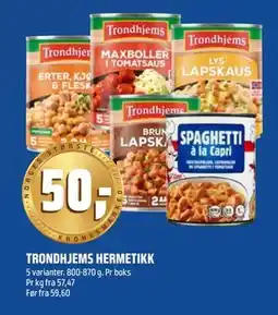 Coop Obs TRONDHJEMS HERMETIKK tilbud