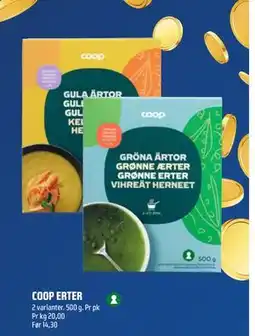 Coop Obs COOP ERTER tilbud