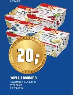 Coop Obs YOPLAIT DOUBLE O tilbud