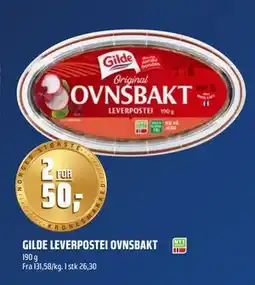 Coop Obs GILDE LEVERPOSTEI OVNSBAKT tilbud