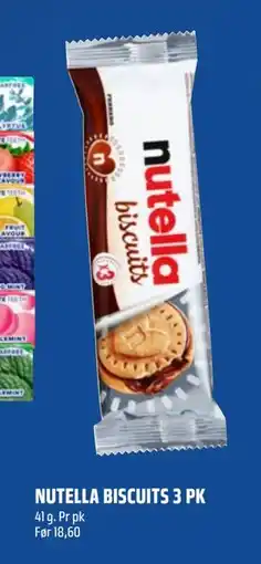 Coop Obs NUTELLA BISCUITS 3 PK tilbud