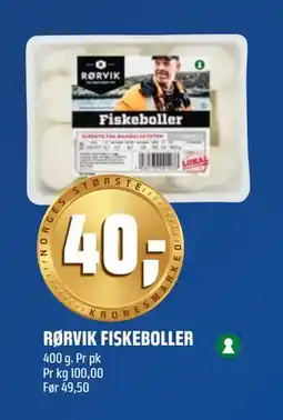 Coop Obs RØRVIK FISKEBOLLER tilbud
