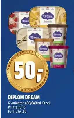 Coop Obs DIPLOM DREAM tilbud