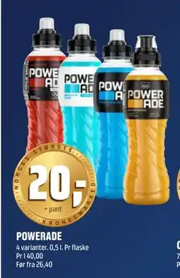 Coop Obs POWERADE tilbud