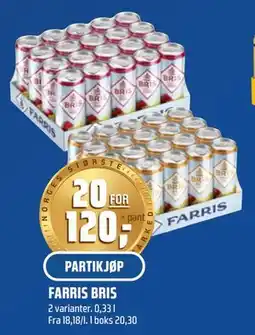 Coop Obs FARRIS BRIS tilbud