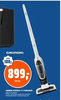 Coop Obs GRUNDIG VCH9929L 2-I-1 STØVSUGER tilbud