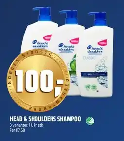 Coop Obs HEAD & SHOULDERS SHAMPOO tilbud