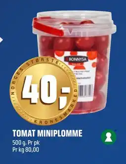 Coop Obs TOMAT MINIPLOMME tilbud