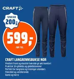 Coop Obs CRAFT LANGRENNSBUKSE NOR tilbud