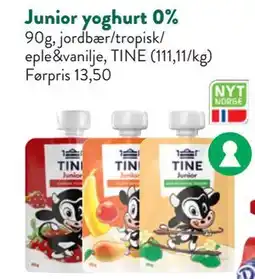 Jacobs Junior yoghurt 0% tilbud