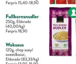 Jacobs Fullkornsnudler tilbud