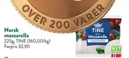 Jacobs Norsk mozzarella tilbud