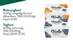 Jacobs Biola yoghurt tilbud