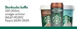 Jacobs Starbucks kaffe tilbud