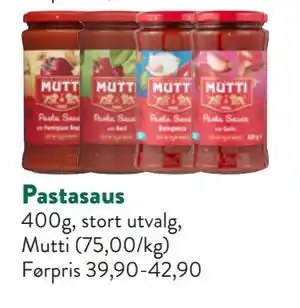 Jacobs Pastasaus tilbud