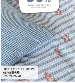 Nille LUCY SENGESETT I KREPP tilbud