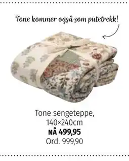 Nille Tone sengeteppe tilbud