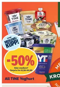 Coop Mega All TINE Yoghurt tilbud